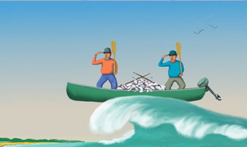 Being There Story Illustration