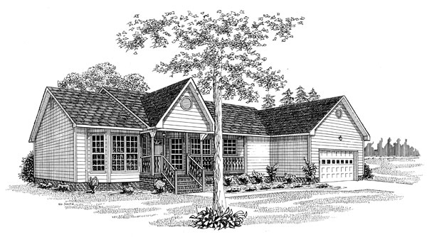 Spec House - from blueprint elevations